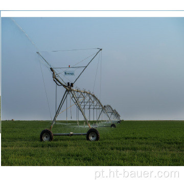 sistema de irrigação do pivô central da movimentação da base da roda